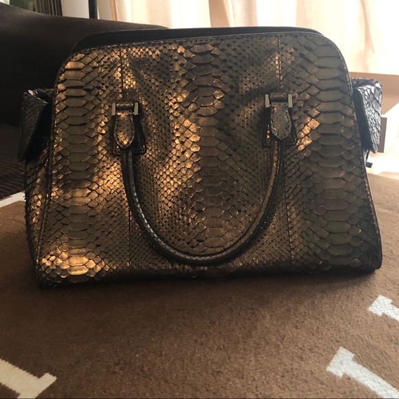 Micheal kors COLLECTION Gia genuine python collection bag - Picture 2 of 13
